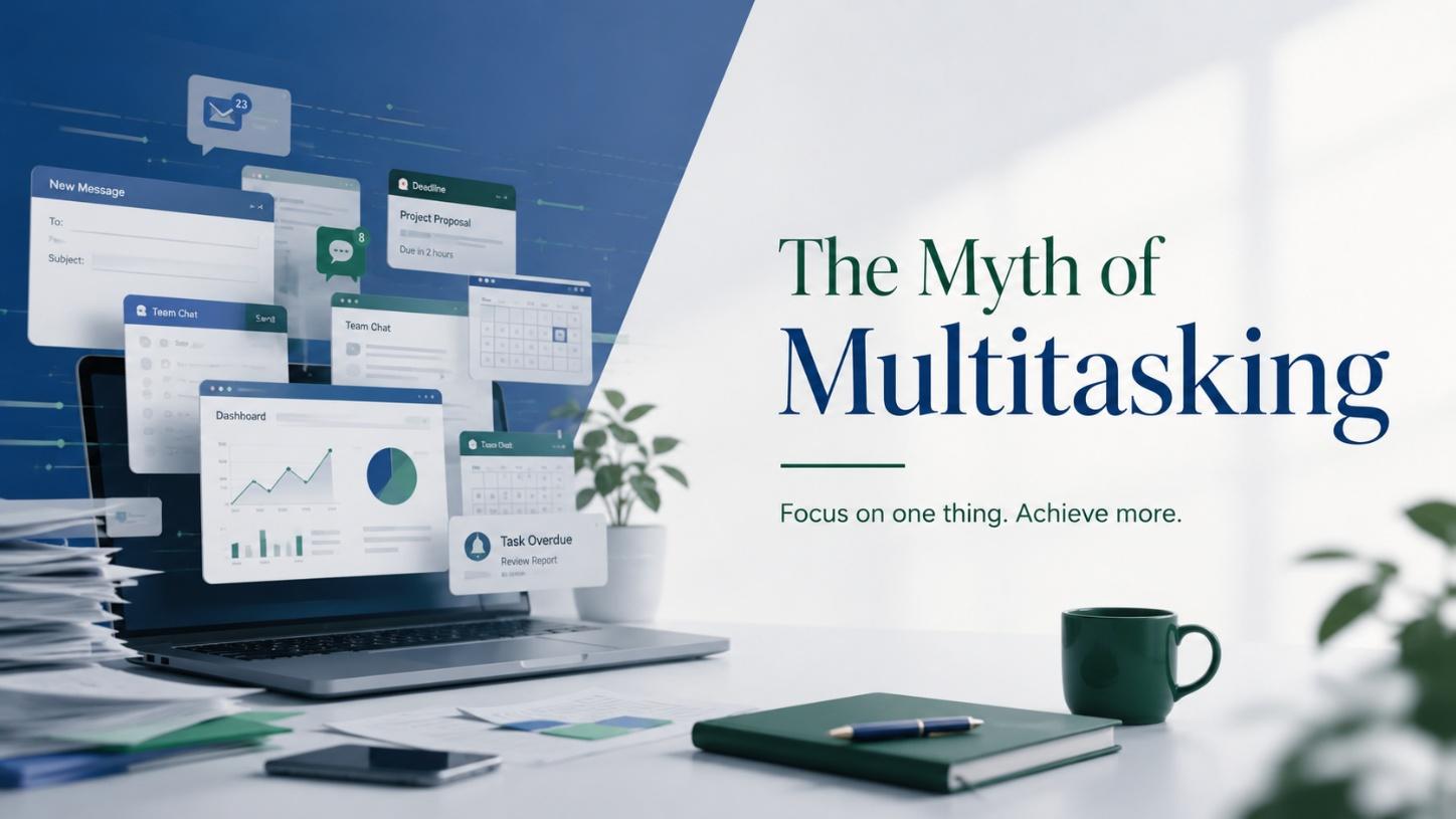 The Myth of Multitasking (Focus on one thing. Achieve More)